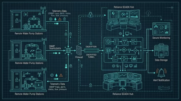 Advanced SNMP Trap Orchestration in Reliance SCADA: Engineering Secure Telemetry for Remote Water Pump Stations